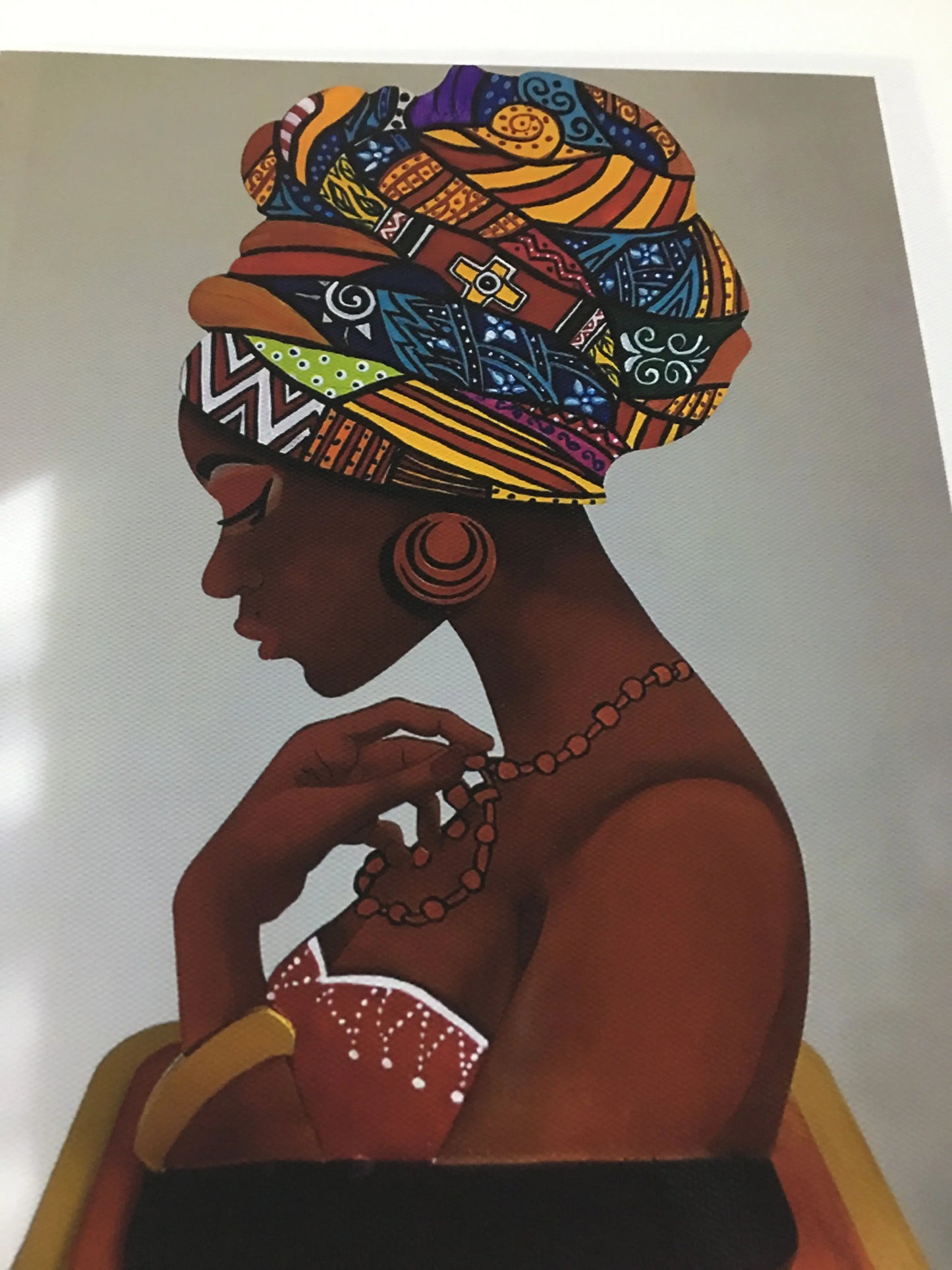 Abstract Figure Canvas Painting African Women Portrait Posters And Prints Wall Art for Living Room Home Decor Picture No Frame