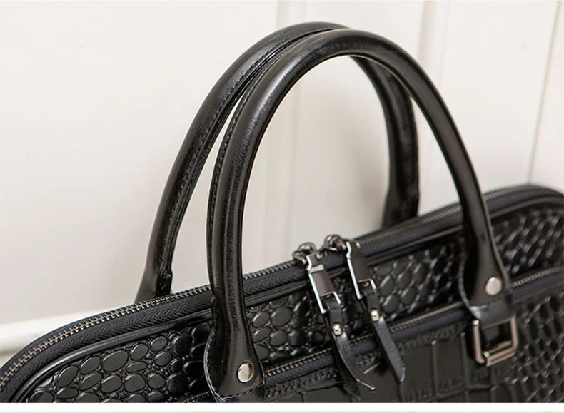 Oyixinger 2024 Women's Bag Professional Business Women Shoulder Bag Leather Briefcase For 14-inch Laptops Fashion Solid Handbags