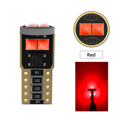 10PCS T10 W5W LED Bulbs Canbus 3030 6 LED Chips 12V For Car License Plate Light Interior Dome lights Reading Lamp 6000K White