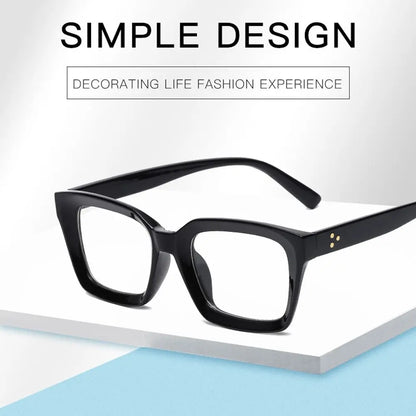 Fashion Square Frame Reading Glasses Men Women Oversized Frame High-definition Presbyopia Eyeglasses Diopter +1.0 to +3..0