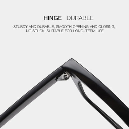 Fashion Square Frame Reading Glasses Men Women Oversized Frame High-definition Presbyopia Eyeglasses Diopter +1.0 to +3..0