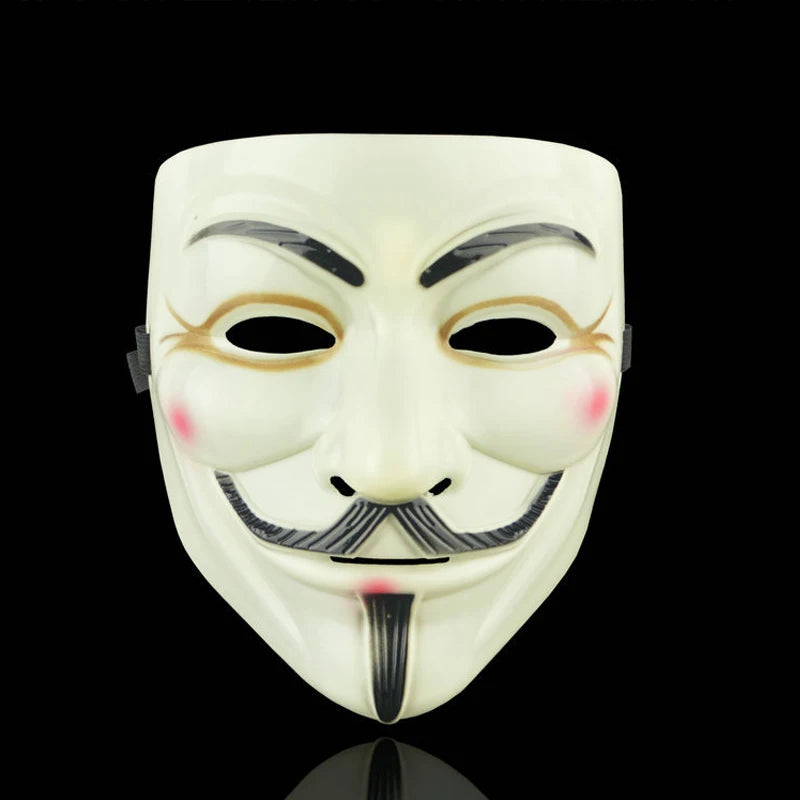 1Pc Halloween Masks V for Vendetta Mask Anonymous Guy Fawkes Halloween Party Gift for Adult Kids Film Theme Mask Cosplay Costume