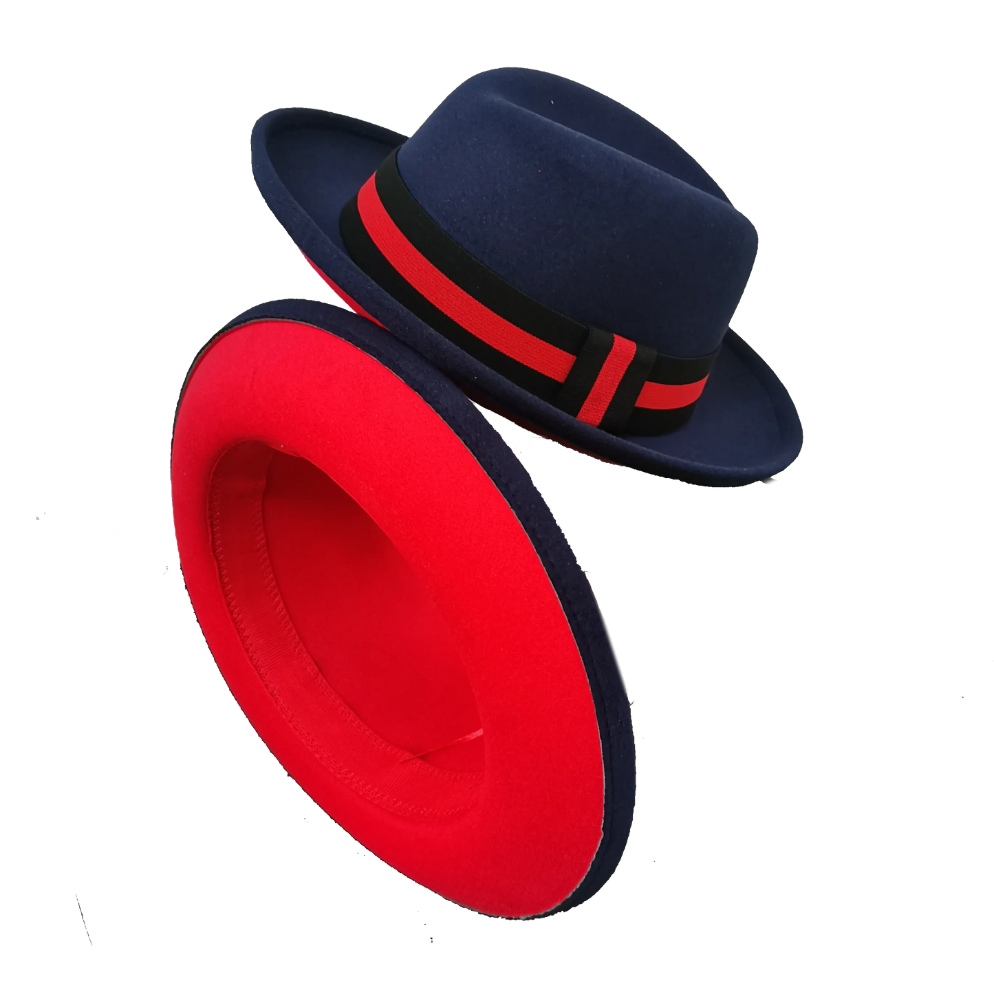 bowler hat Men fedora red bottom fedora for women and men  party hat  men hat for winter elastic band felt hat  jazz church hat
