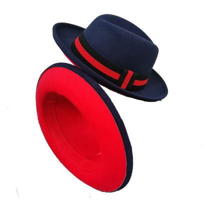 bowler hat Men fedora red bottom fedora for women and men  party hat  men hat for winter elastic band felt hat  jazz church hat