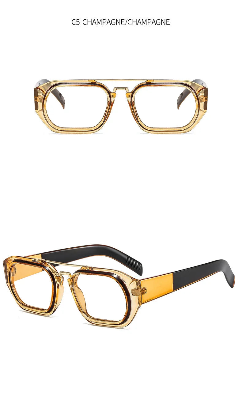 New Fashion Brand Designer Eyeglasses For Men With Diopters +1 +6.0 Colorful Square Anti Blue Light Reading Glasses Women Green