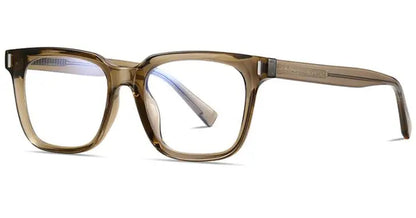 Square Transparent Gray Reading Glasses Men Fashion Computer Eyeglasses Women Blue Light Blocking Optics Presbyopic Glasses