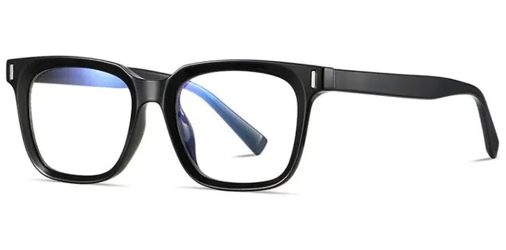 Square Transparent Gray Reading Glasses Men Fashion Computer Eyeglasses Women Blue Light Blocking Optics Presbyopic Glasses