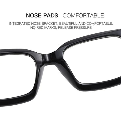 Men Women Fashion Oversized Square Reading Glasses Large Frame Presbyopia Eyeglasses Diopter +1.0~+3.0