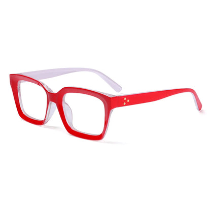 Men Women Fashion Oversized Square Reading Glasses Large Frame Presbyopia Eyeglasses Diopter +1.0~+3.0