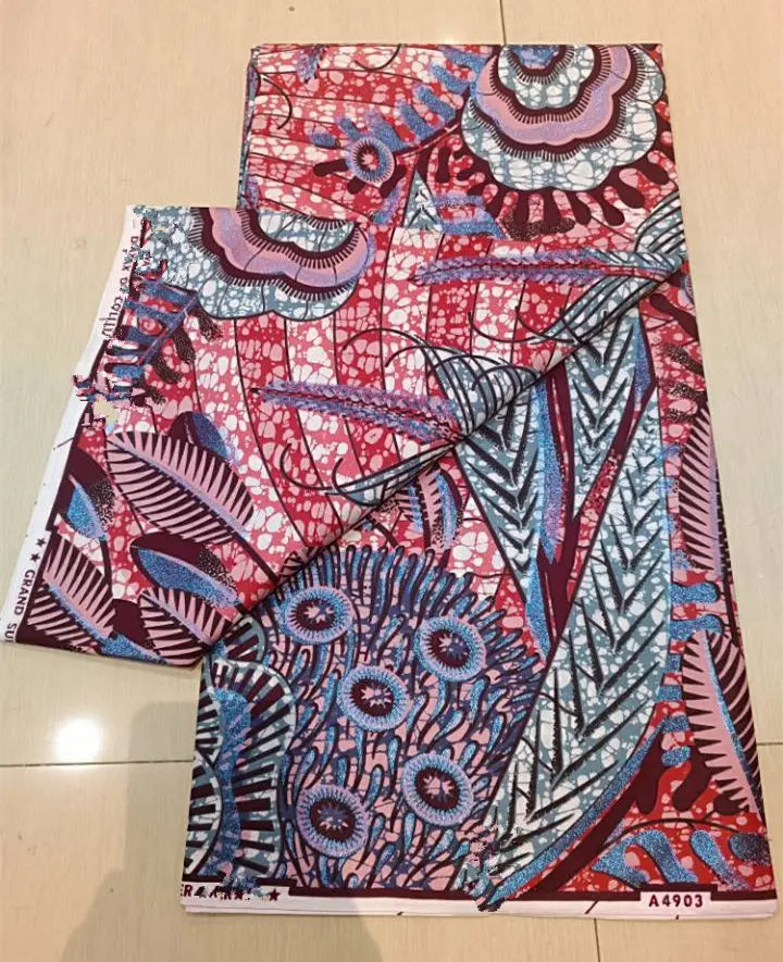 New Ankara Glitter Golden Wax Soft Flash Gold Print Batik High Quality Pagne Purple Women Tissus African Grand Golden Wax Fabric