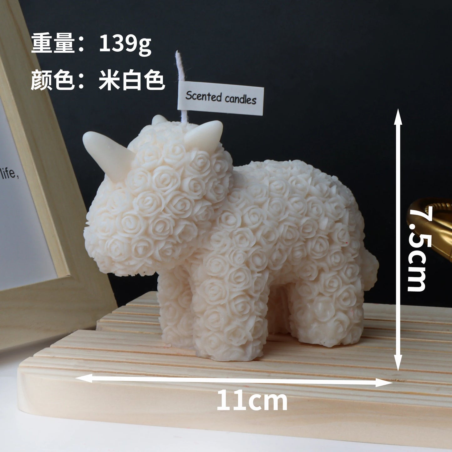 3D Cute Bear Rabbit Scented Candle DIY Dream Unicorn Candle Decoration Handmade Gifts Home Decoration Candle Gifts Wedding Decor
