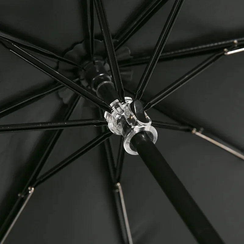 Folding Ninja Sword Umbrella Windproof UV Block Parasol Demon Slayer Real Japanese Katana Samurai Sabre Umbrella Black Parasol