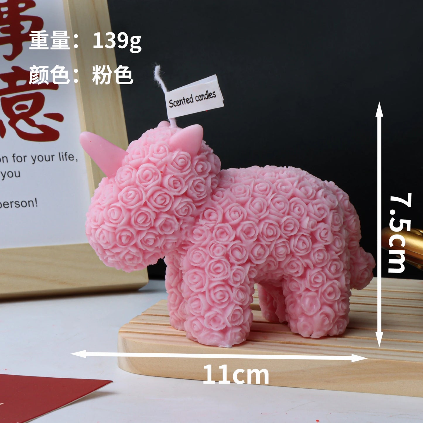 3D Cute Bear Rabbit Scented Candle DIY Dream Unicorn Candle Decoration Handmade Gifts Home Decoration Candle Gifts Wedding Decor
