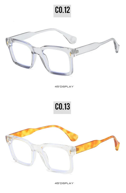 Eyeglass Frames Square Blue Light Blocking Reading Glasses Men High Quality Eyeglasses Man Eyewear
