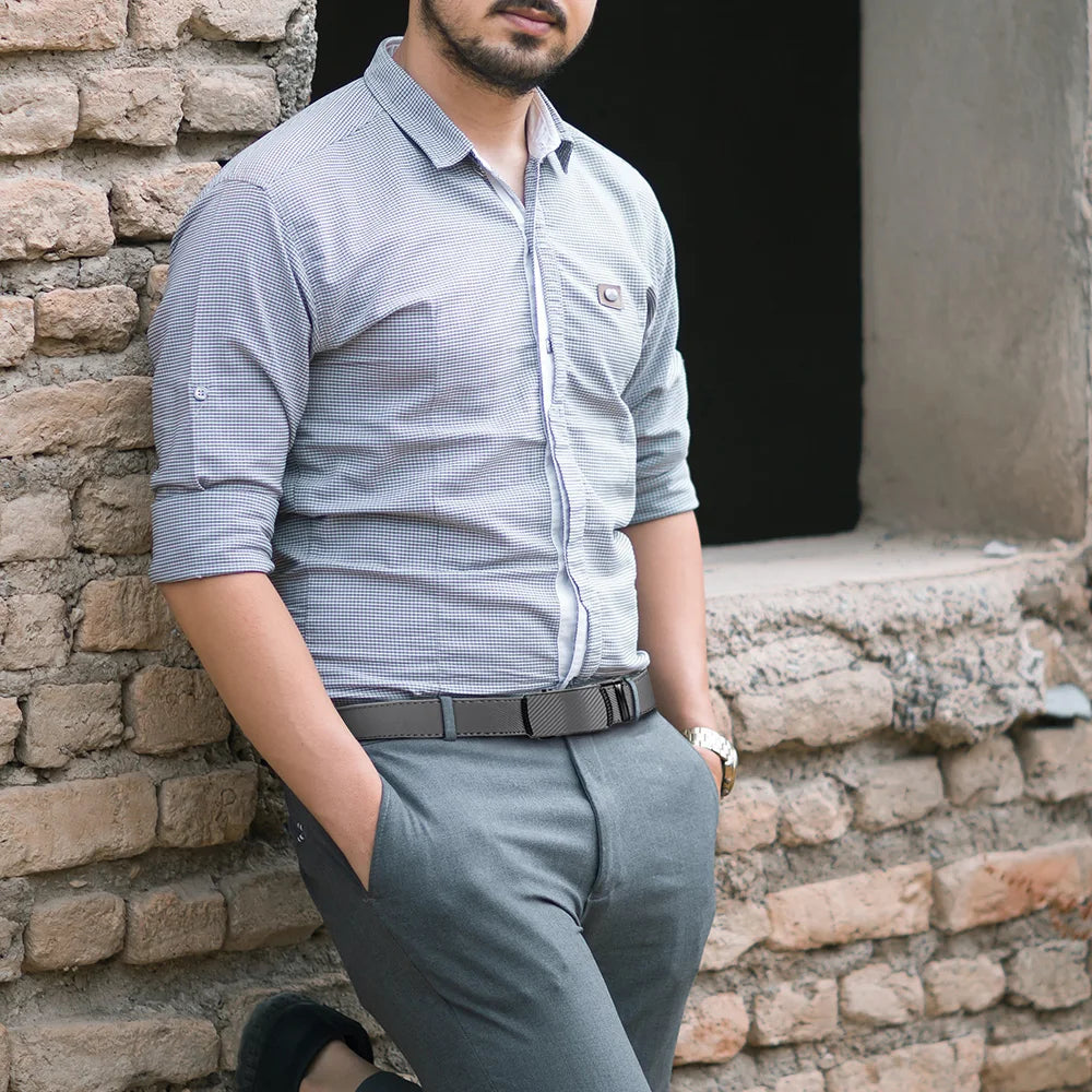 Men Belts Leather Waist Strap Male Automatic Buckle Waistband Mens High Quality Girdle Belts for Women Men Gifts 105 115  125cm