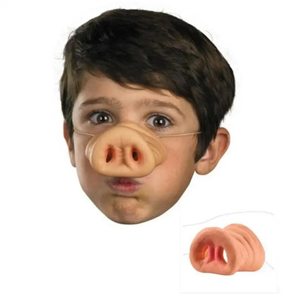 Funny Latex Pig Snout Mask Fake Pig Nose Halloween Children's Favors Gifts Kids Adult Masquerade Party Cosplay Props Party Decor