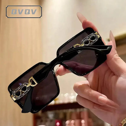 QVQV Luxury Elegant Women's Sungalsses Fashion New Oversized Square Sun Glasses Ladies Outdoor Drivin Shades Gafas De Sol UV400