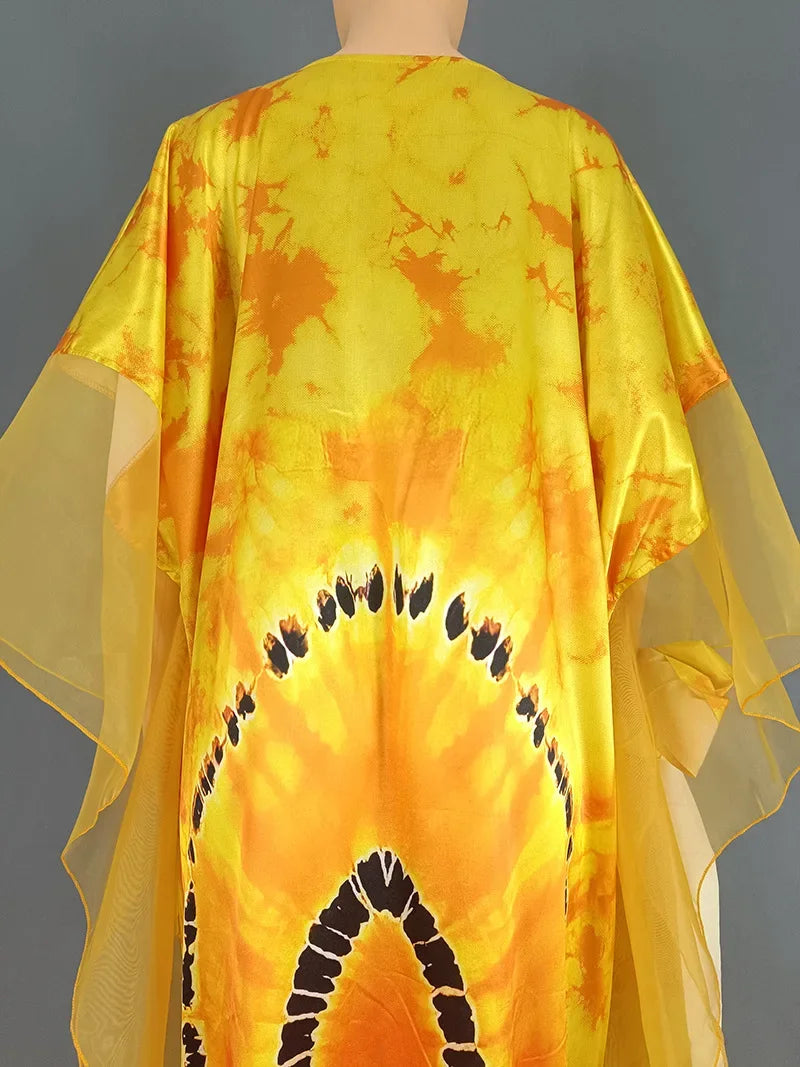 African Dresses for Women Traditional Africa Clothing Dashiki Ankara Outfits Gown Abayas Robe Muslim Kaftan Maxi Long Dress 2024
