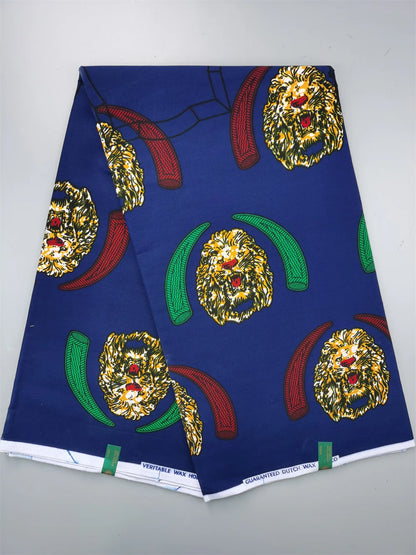 Dutch Ankara Wax Print Fabric High Quality Wax African Hollandais Fabric 100% Cotton Soft African Veritable Real Wax for Dress