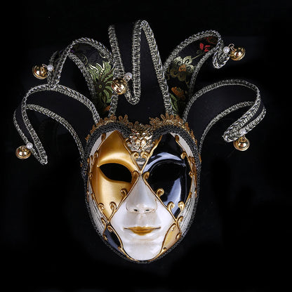 Vintage Style Painted Female Venetian Mask for Masquerade Carnival Halloween Costume Party Grand Events Cosplay Male Face Masks