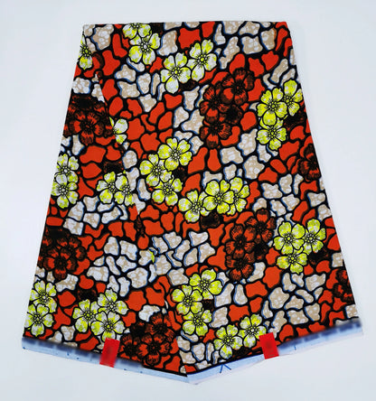 2025 Newest Ankara Real Wax Fabric Guaranteed Veritable African Wax Print Pagne Fabric 100% Cotton 6 Yards Ghana Style Dresses