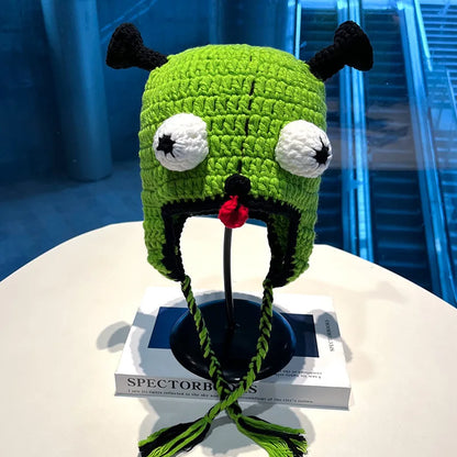 Unisex Balaclava Fashion Cosplay Carnival Party Winter Warm Cap Adult Children Autumn Winter Funny Cartoon Monster Knitted Hat