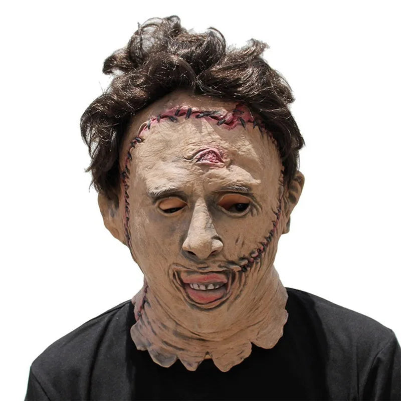 Halloween Movie Leather Mask Cosplay Latex Killer Helmet Horror Mask