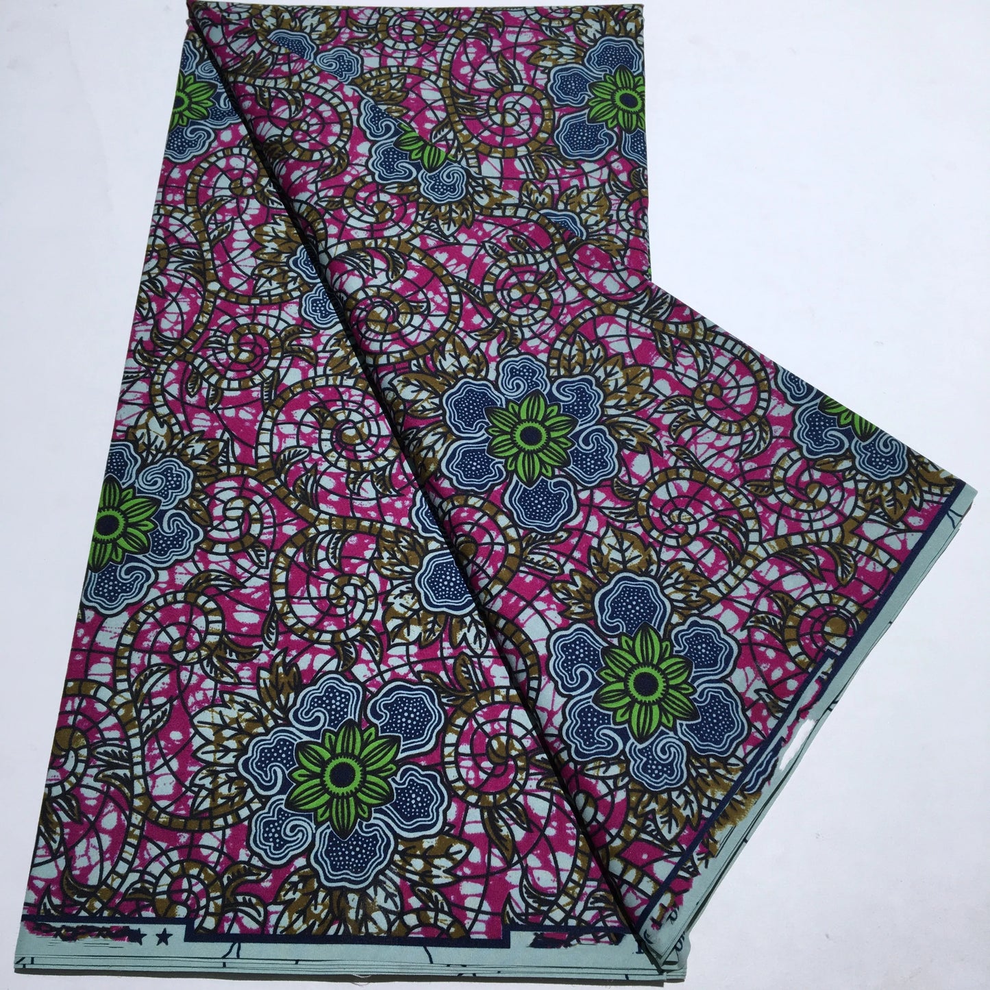African New Wax Fabric Nigeria Ankara Wax Fabrics Newest Design Block Prints Batik Dutch For Dresses Sewing Cloth Materials