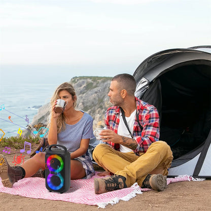 1000W Party Portable Speakers Bluetooth Wireless Boombox Sound Large Speaker Dual 3 inche Subwoofer for Outdoor Dancing Famliy