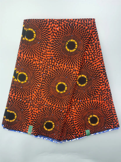Ankara Fabric African Real Wax Print Fabric 100% Cotton High Quality 6 Yards African Fabric for Party Dress Nigeria