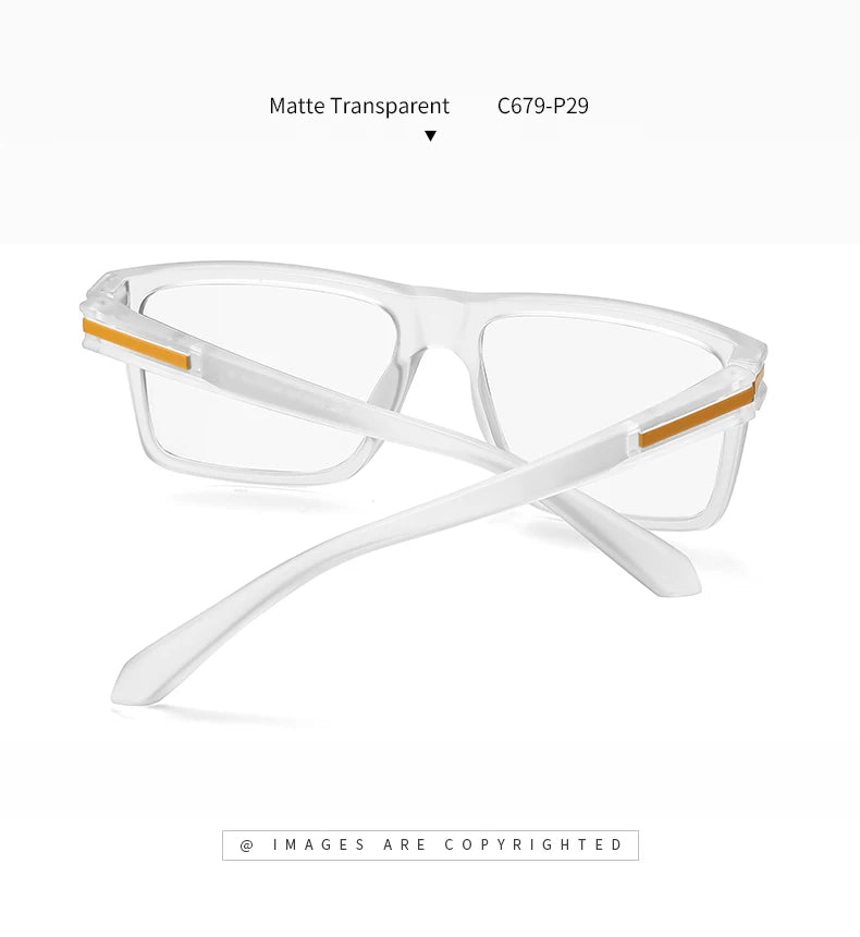 Men Prescription Reading Glasses Optical Lenses Myopia Eyewear Women Blue Light Blocking Goggles TR90 Square Eyeglasses Frame
