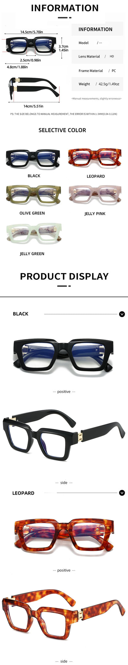 TANGOWO Plus Reading Glasses Women High Quality Eye Glass for Man Men Sunglasses Graduated Lenses to Read Women's Eyeglass Frame