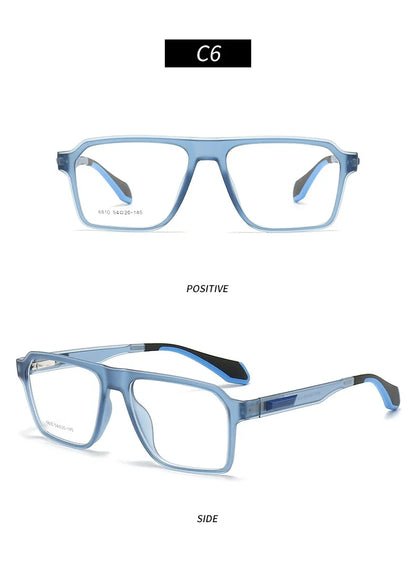 2024 New Sports Glasses Fashion Square Cycling Men's Glasses Frame Ultra-light  Optical Prescription Eyeglass Frame Women 6810
