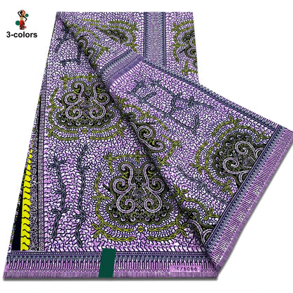 2025 Veritable Wax Guaranteed Real Wax Print Fabric dutch hollandais Pagne African Wax Fabric 6 yards