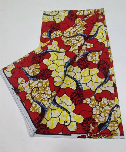 Ankara Wax Fabric 2024 High Quality African Wax Print Fabric 100% Cotton African Guaranteed Veritable Real Wax For Dresses