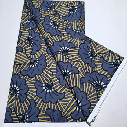 African New Wax Fabric Nigeria Ankara Wax Fabrics Newest Design Block Prints Batik Dutch For Dresses Sewing Cloth Materials