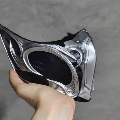 Anime Game Mortal Kombat Sub-Zero Cosplay Mask Adult Men FRP Face Mask Props Halloween Carnival Role play Mask Acceseories