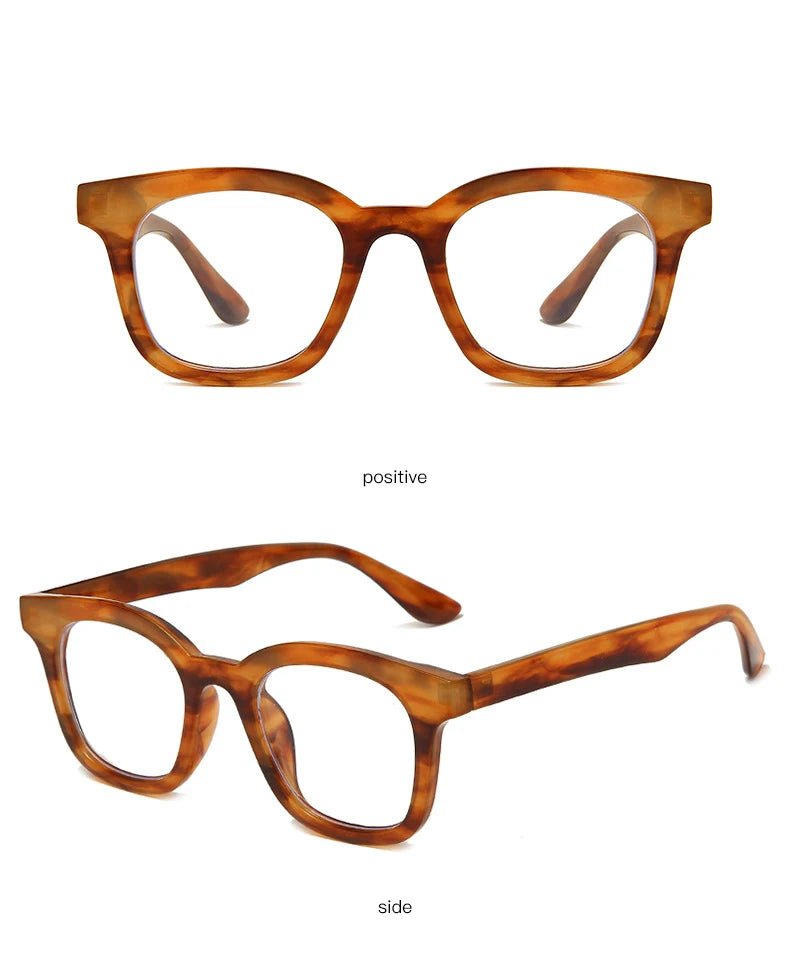 Retro Classic Square Reading Glasses Women Men Small Frame Clear Len Presbyopic Eyeglasses Anti Blue Light Computer Glasses Hot