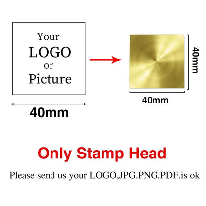 Custom Stamps Metal Stamps Wax Seals Stamps Customize Your Own Logo Gift Stamps Invitation Stamps Personalized Wedding Stamp