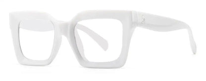 Vintage Oversized Square Anti Blue Light Reading Glasses Women Men Trending Optical Eyewear Finished Hyperopia Eyeglasses +2 +5