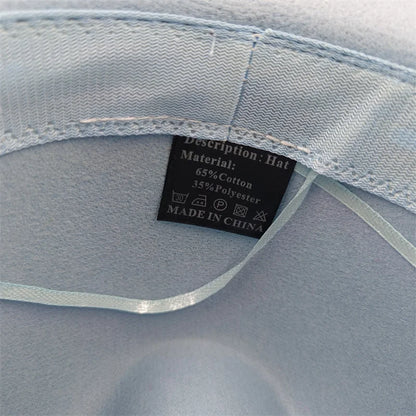 Sombreros Fedora Hat Dual Color Classic Jazz Hat Soft Fedora Hat Classic Men's and Women's Blue Jazz sombreros