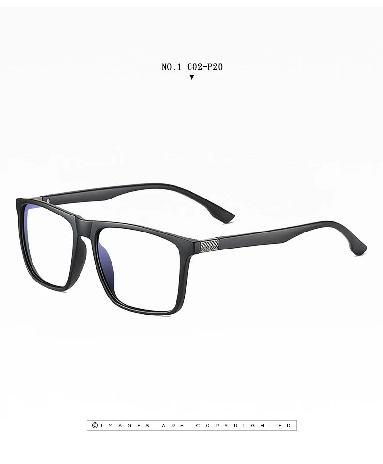 Men's Optical CR39 Lenses Myopia Presbyopic Eyewear Women Blue Light Blocking Prescription Reading Glasses TR90 Eyeglasses Frame