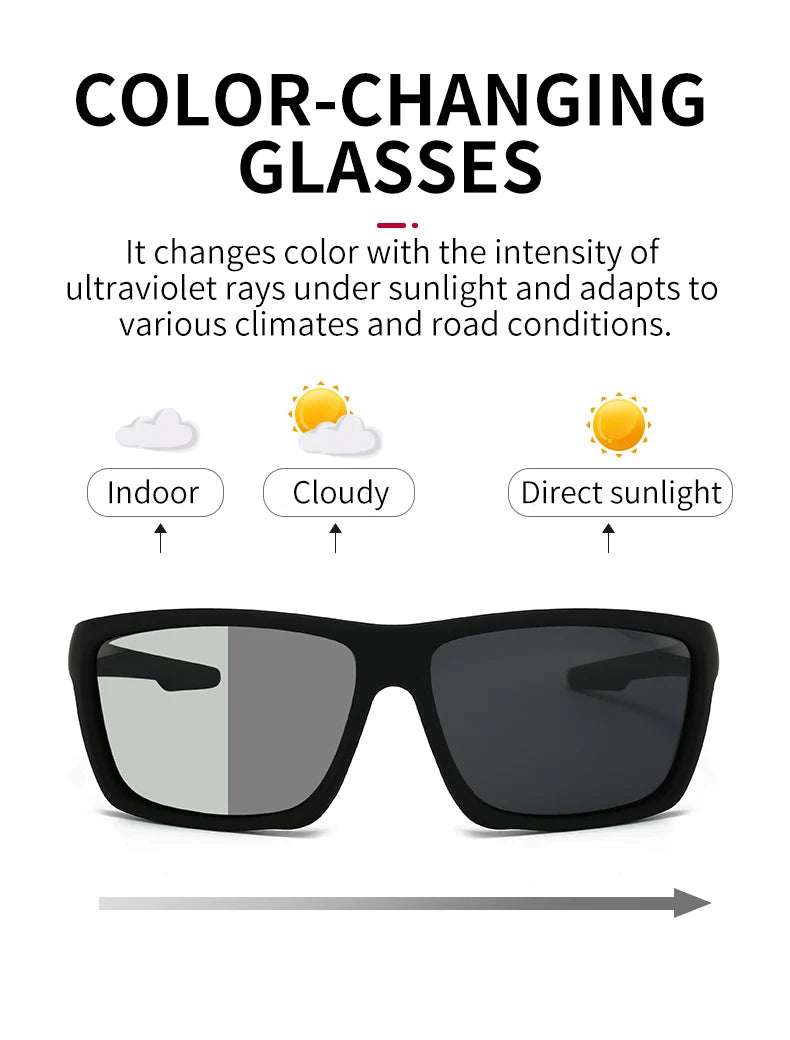 1/3PCS New Polarized Sunglasses for Men Outdoor Fashion Sports Fishing Cycling Eye Protection Sun Glasses Luxury Design Uv400