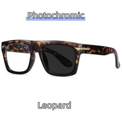 2022 Retro Big Square Frame Designer Reading Glasses Anti Blue Light Computer Eyeglasses Prescription Eyewear Diopters 0 to +6.0