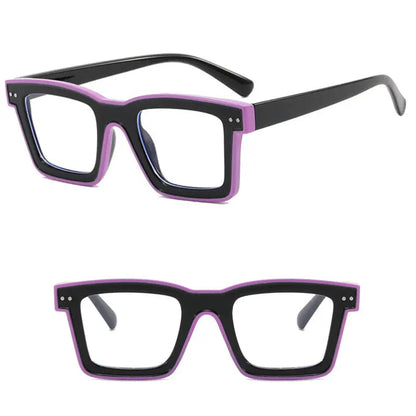 TR90 Vintage Square Anti Blue Light Reading Glasses Prescription Glasses Frame For Men Women Optical Glasses Presbyopic Eyewear