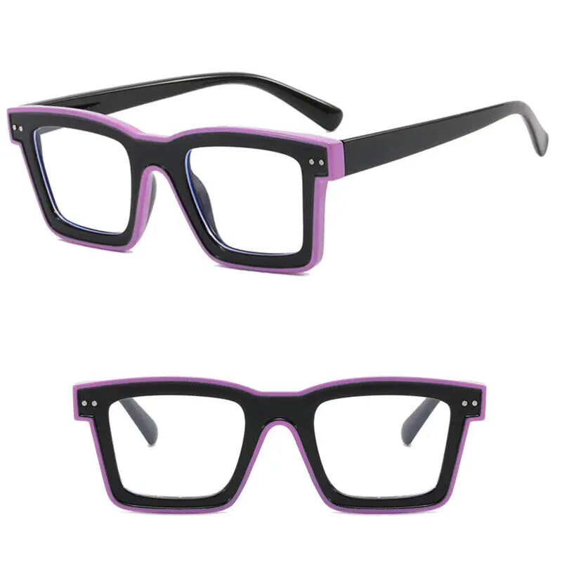 TR90 Vintage Square Anti Blue Light Reading Glasses Prescription Glasses Frame For Men Women Optical Glasses Presbyopic Eyewear