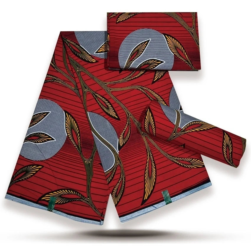 Style Pagne Guaranteed Veritable Original African Real Wax Fabric For Party Dresses Ankara Wax Print Fabric 100% Cotton Ghana