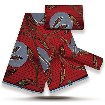 Style Pagne Guaranteed Veritable Original African Real Wax Fabric For Party Dresses Ankara Wax Print Fabric 100% Cotton Ghana