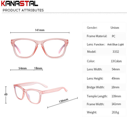 Men CR39 Lenses Reading Glasses Prescription Optics Myopia Presbyopic Eyewear Blue Light Blocking TR90 Colorful Eyeglasses Frame