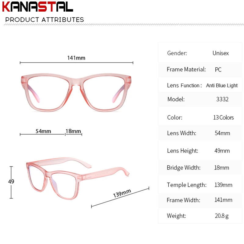 Men CR39 Lenses Reading Glasses Prescription Optics Myopia Presbyopic Eyewear Blue Light Blocking TR90 Colorful Eyeglasses Frame